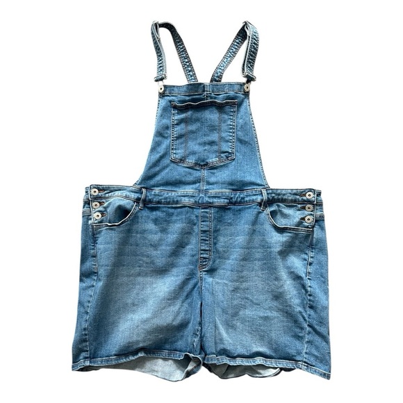 DC Denim - DC Jeans Denim Shortalls Overalls Blue Jean Romper Women’s Size 26 Casual